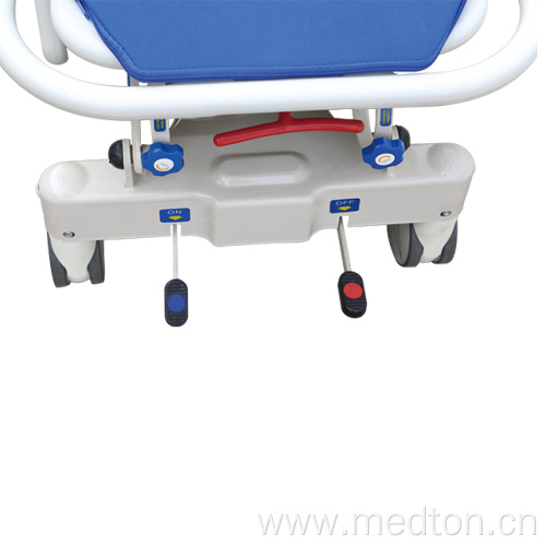 Medical Emergency Bed Trolley With Central Control Brake